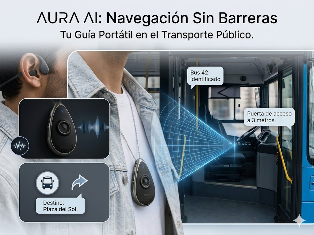 Persona recibiendo una indicación de dirección por voz en una esquina